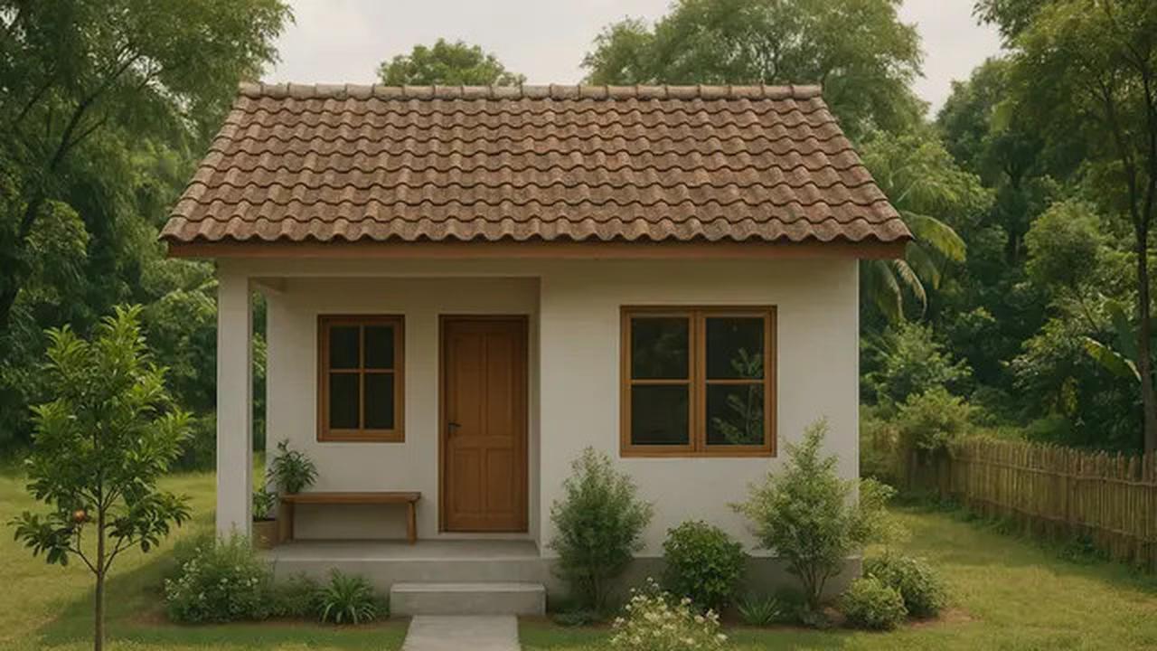 10 Desain Rumah Sederhana Minimalis 6x9 Meter di Desa dengan Teras dan Taman Mini, Referensi Hunian Asri 2025