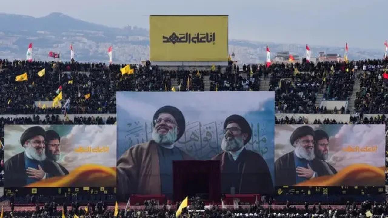 Potret Ribuan Orang Hadiri Pemakaman Hassan Nasrallah, Pemimpin Hizbullah yang Tewas dalam Serangan Israel