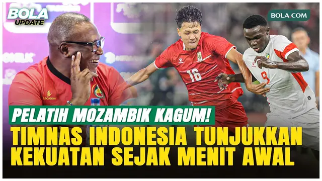 Chiquinho Conde Akui Timnas Indonesia Tampil Ganas, Mozambik Sempat Kewalahan