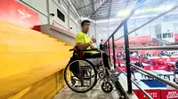 Kalah di Peparnas 2024, Atlet Tenis Meja dari Sumsel Tekun Nonton Pertandingan untuk Jadi Lebih Baik, Sukoharjo, Jumat (11/10/2024). Foto: Liputan6.com/Ade Nasihudin.