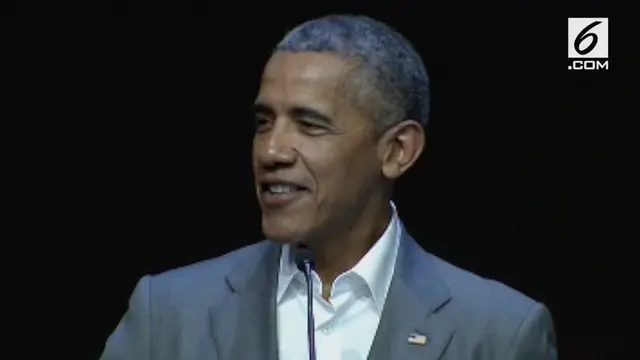 Barack Obama menyampaikan berbagai pandangan terkait Indonesia di Kongres Diaspora.