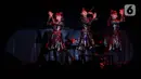 BabyMetal membawakan lagu-lagu hits mereka, seperti Megitsune, Gimme Chocolate dan RATATATA. (Liputan6.com/Herman Zakharia)