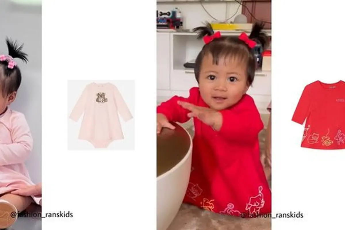 Harga Dress Lily Anak Nagita Slavina dan Raffi Ahmad. (instagram/fashion_ranskids)