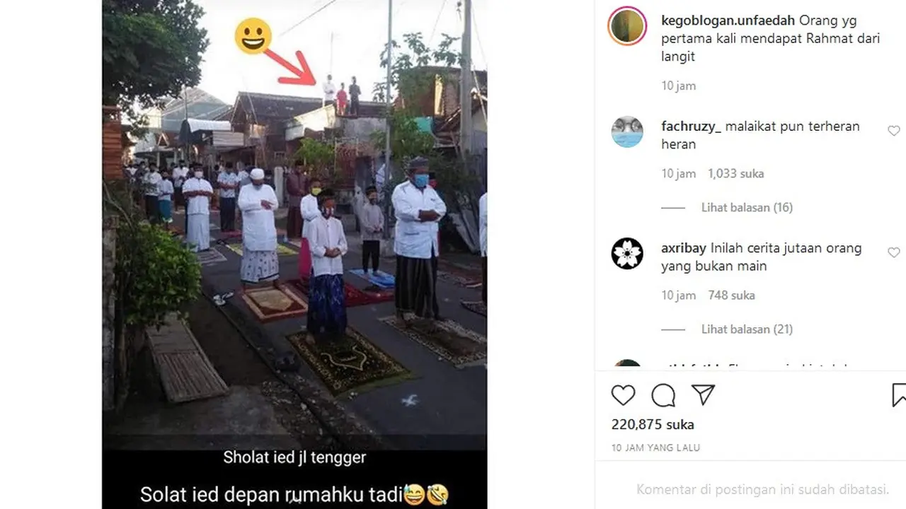 salat Idul Fitri physical distancing