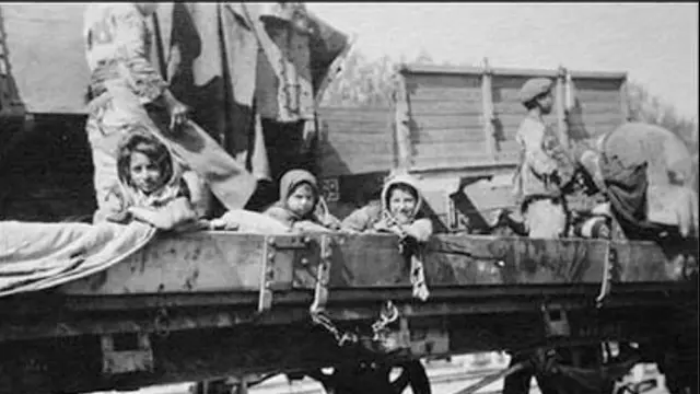 Foto anak-anak korban Genosida Armenia. Dok: Situs The Armenian Genocide Museum-Institute