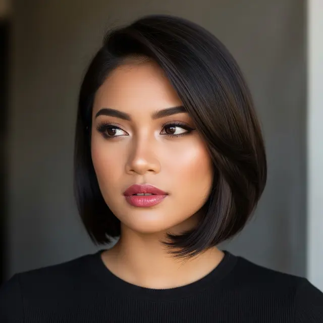Model Potongan Rambut Bob Garis Rahang Tren 2026