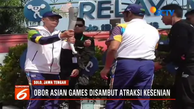 Ratusan Warga Solo Antusias Sambut Kedatangan Api Abadi dari India