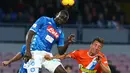 2. Kalidou Koulibaly - Dianggap sebagai salah satu bek terbaik di Serie A Italia bahkan dunia. Terlebih lagi United krisis bek yang konsisten tampil tangguh di belakang.  (AFP/Carlo Hermann)