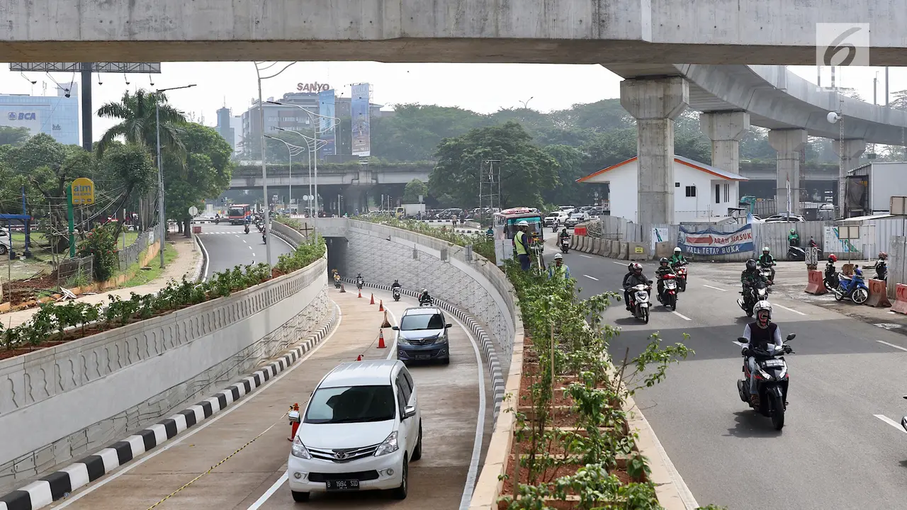 Urai Kemacetan, Underpass Lebak Bulus Mulai Diuji Coba