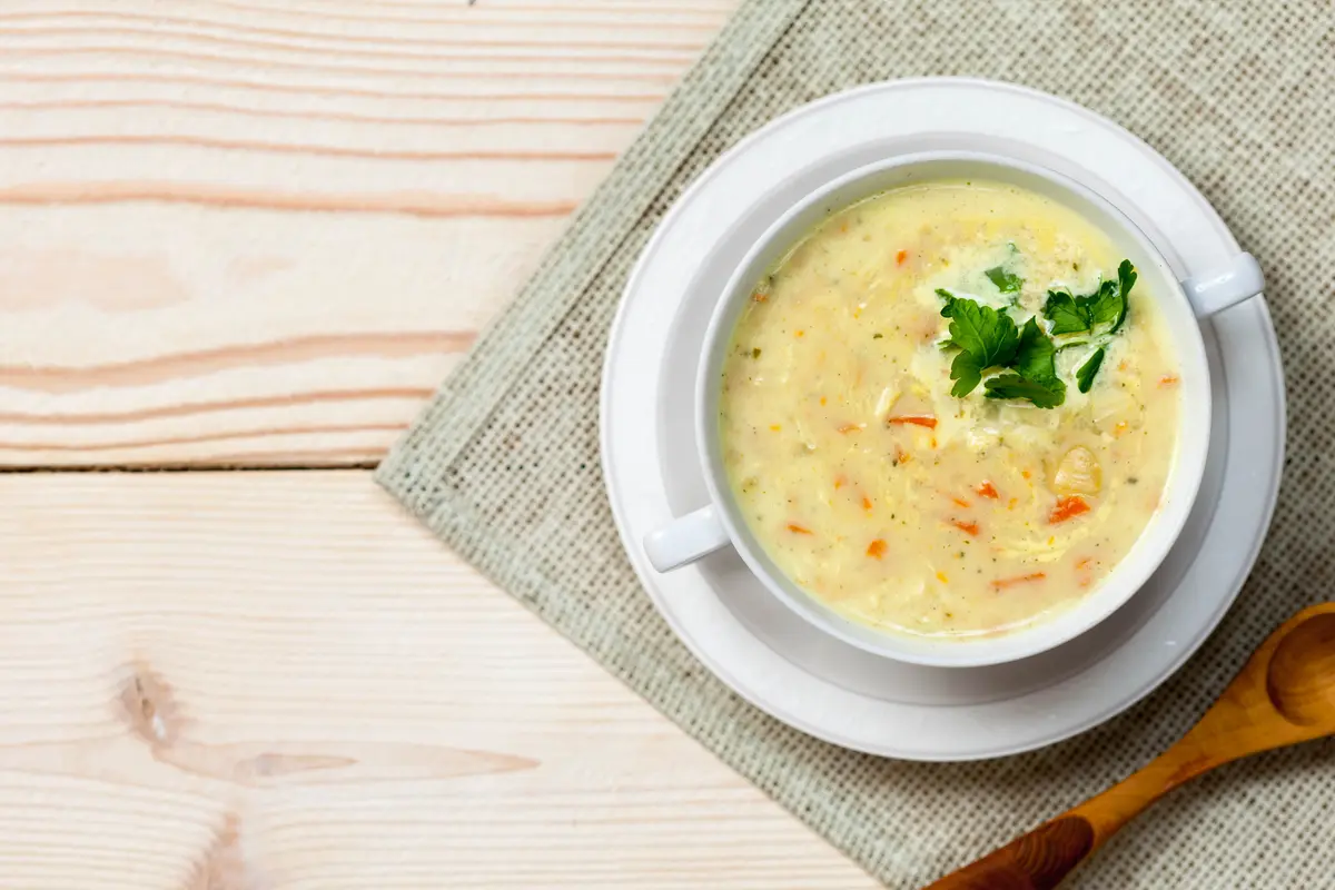 resep chicken cream soup