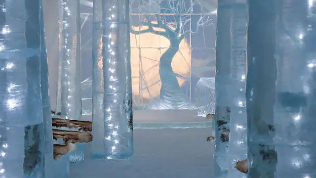 Sweden Ice Hotel (Hotel Es Swedia). (Sumber: icehotel.com/Asaf Kliger)