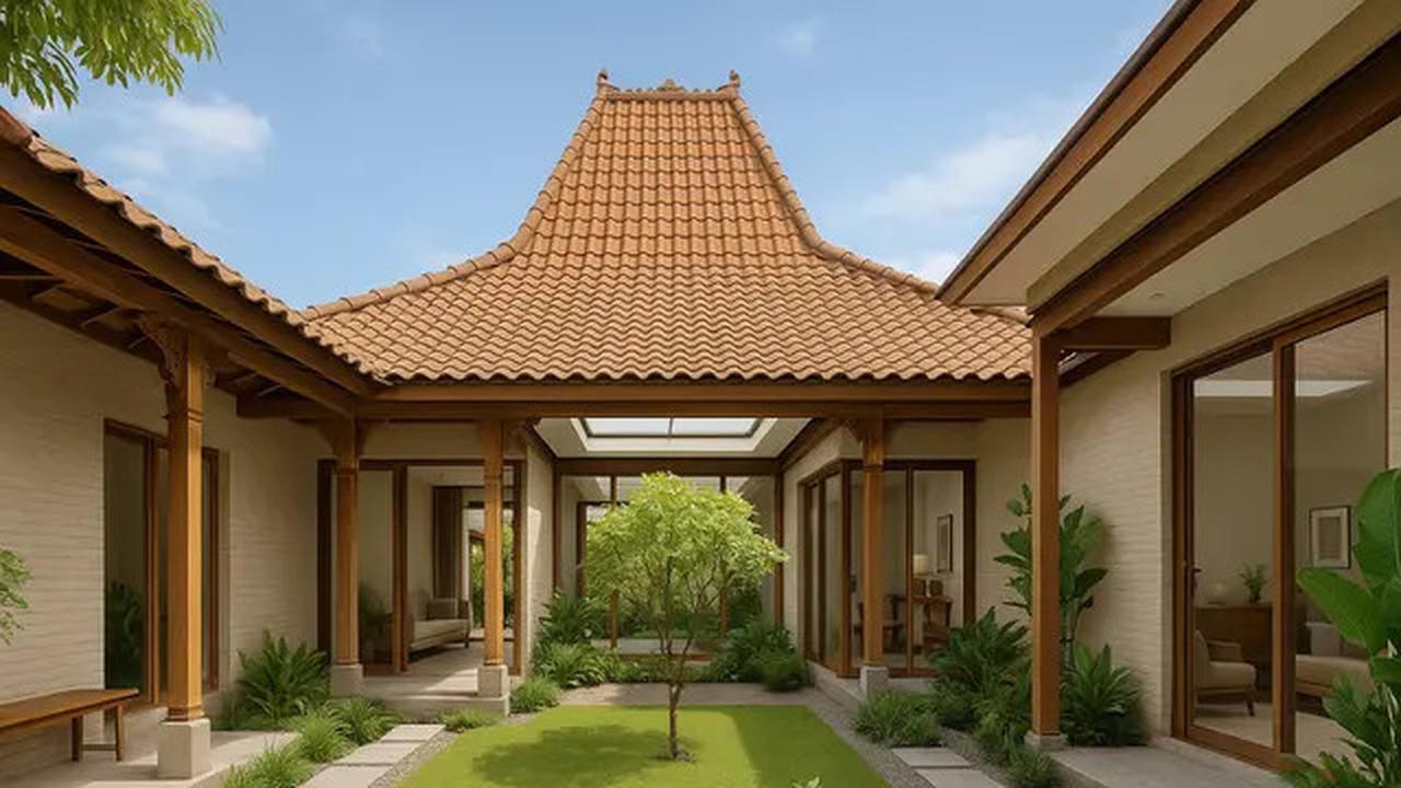7 Model Rumah Joglo Modern Klasik 1 Lantai, Perpaduan Tradisi dan Kenyamanan Masa Kini