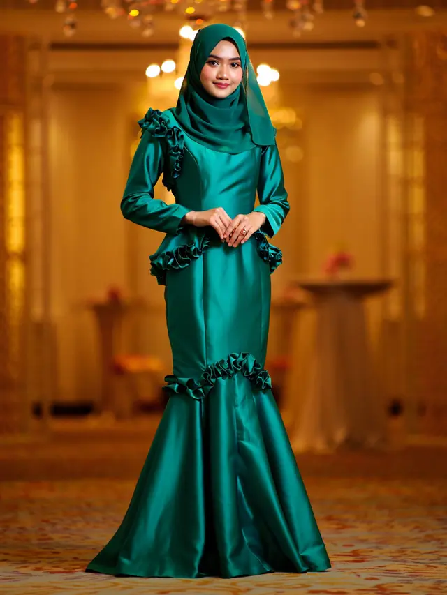 Model Baju Gamis Duyung Pesta