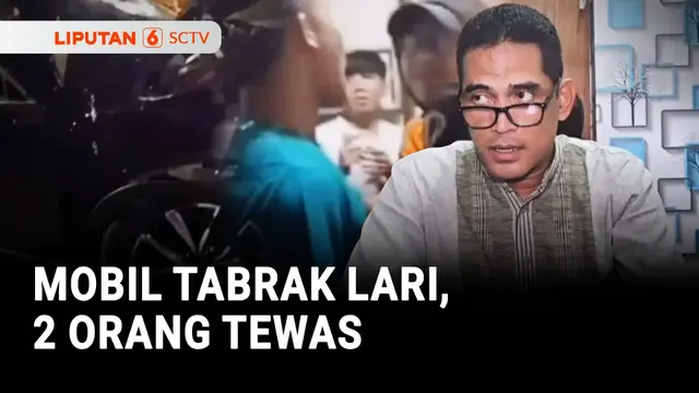 Mobil Tabrak Lari, Dua Orang Tewas