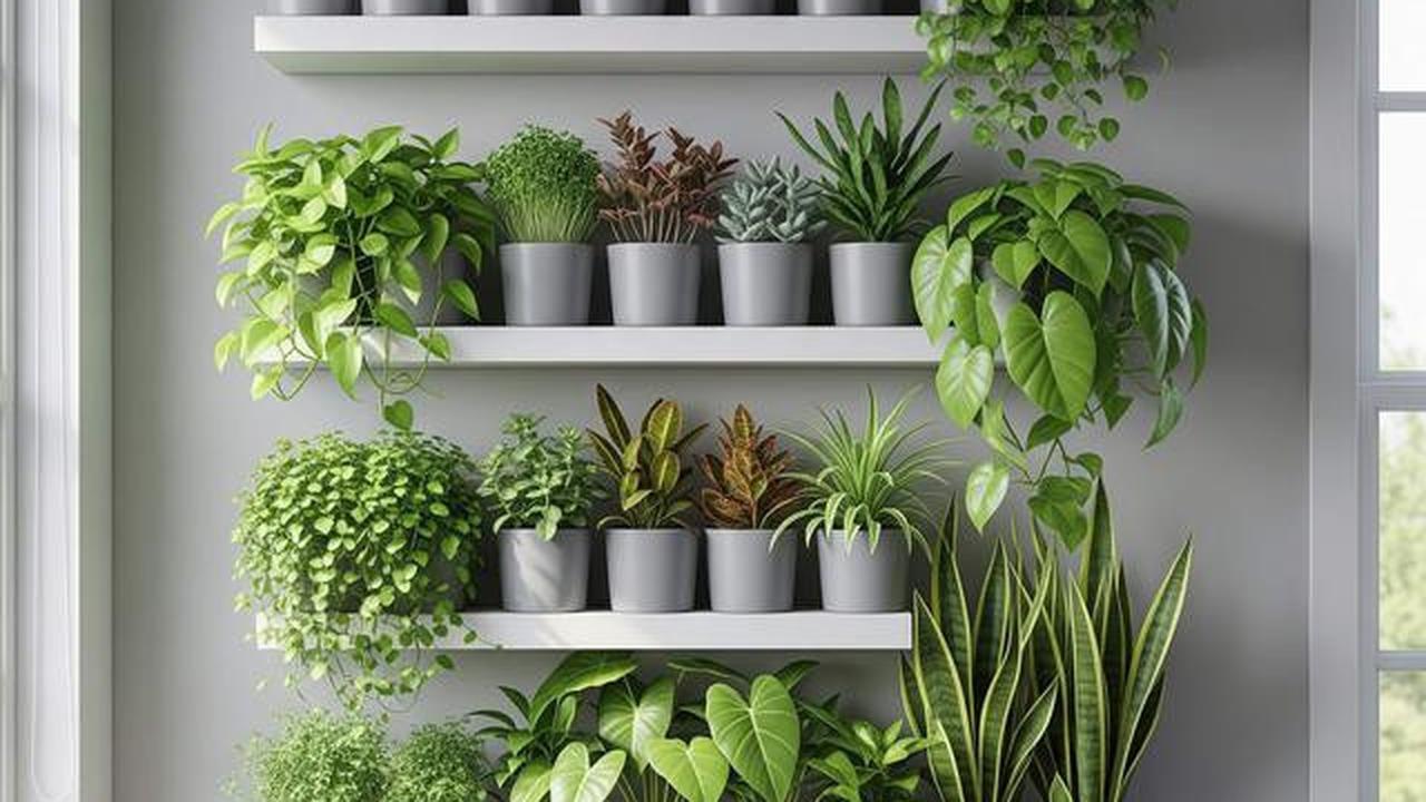 7 Kebun Sayur dan Herbal Pakai Rak Susun Dinding Rumah, Panen Segar Setiap Hari