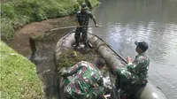 Normalisasi Sungai Citarum. (Liputan6.com/Dok. Pangdam III/Siliwangi)