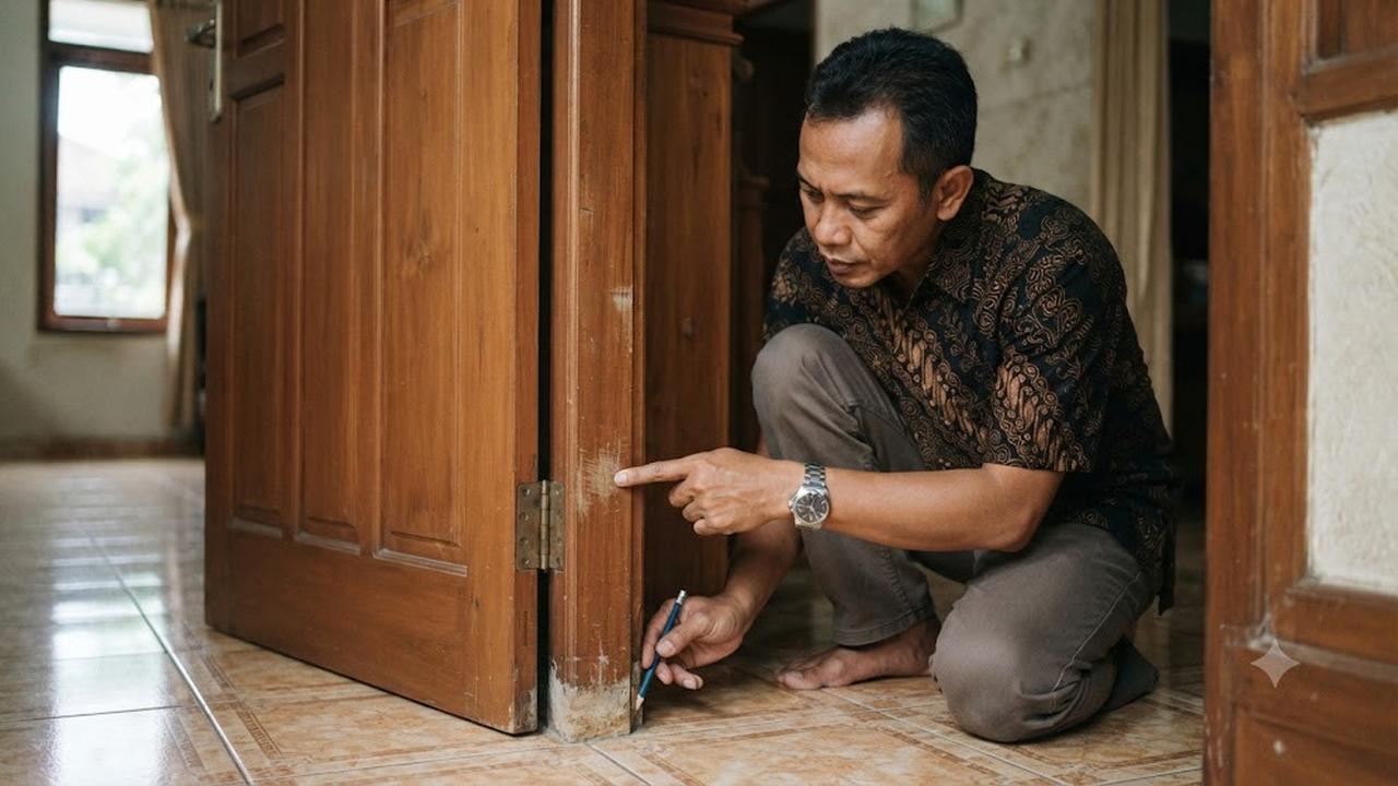 Cara Mengatasi Pintu Kayu yang Sulit Ditutup dengan Memeriksa Bagian Pintu