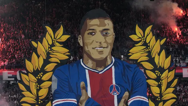 Foto: Koreografi Keren Suporter PSG untuk Kylian Mbappe, Salam Perpisahan untuk Boss Kecil
