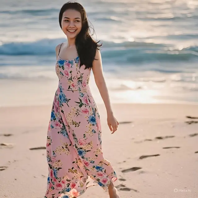 Outfit Ibu-Ibu ke Pantai