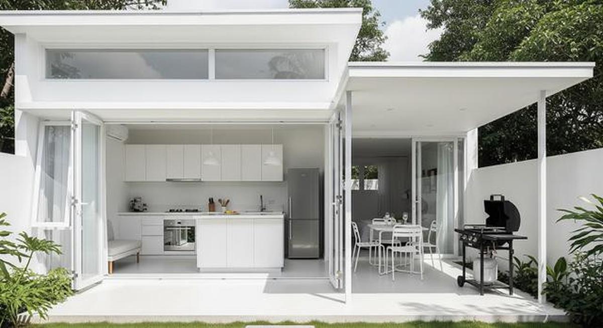 7 Model Rumah Mini Tapi Punya Dapur Terbuka dan Teras Belakang yang Cocok Buat BBQ