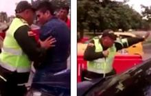 [Video] Polisi ini pakai jurus Kung Fu Panda hadapi sopir bandel