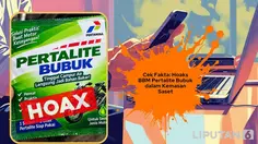 Cek Fakta: Hoaks BBM Pertalite Bubuk Berkemasan Saset