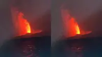 Gunung Anak Krakatau Erupsi Lagi, Tinggi Abu Tak Teramati