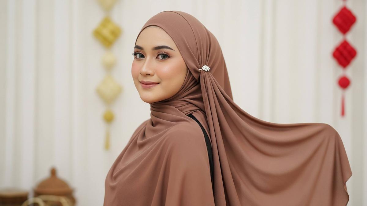 7 Bahan Pashmina yang Nyaman Dipakai saat Lebaran 2026, Adem dan Stylish