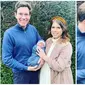 Putri Eugenie dan Jack Brooksbank bersama putra pertama mereka, August Philip Hawke Brooksbank. (dok. Instagram @princesseugenie)