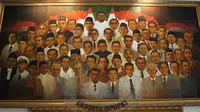Lukisan Anggota BPUPKI di Gedung Pancasila, Kementerian Luar Negeri (Liputan6.com/Mochamad Khadafi)