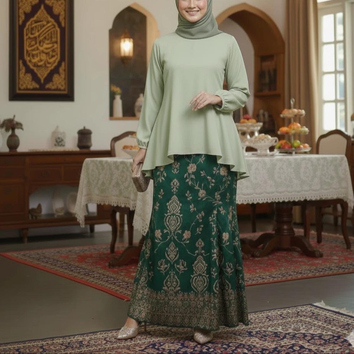 Padu Padan yang Bisa Dicoba dengan Baju Kurung