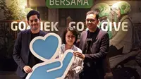 GOJEK luncurkan GO-GIVE sebagai program istimewa di Ramadan 2019. (Liputan6.com/Asnida Riani)