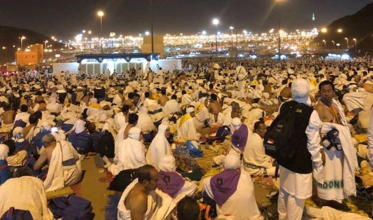 Sementara ada sekitar 27.000 jemaah haji Indonesia (9 maktab) yang menempati area Mina Jadid.
