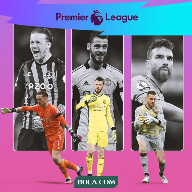 Premier League - Jordan Pickford, David de Gea, Jose Sa