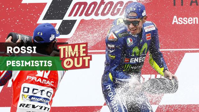 Berita video Time Out kali ini tentang Valentino Rossi yang tak yakin juara dunia MotoGP lagi.