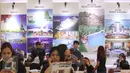 Suasana salah satu stand di acara Garuda Travel Fair 2015, Senayan, Jakarta, Jumat (25/9/2015). Pameran tersebut diharapkan dapat meningkatkan minat masyarakat Indonesia untuk berwisata di dalam dan luar negeri.  (Liputan6.com/Angga Yuniar)