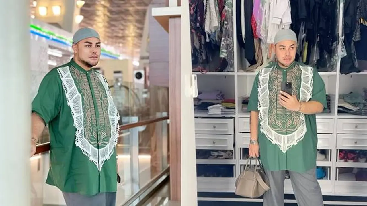 Pakai Baju Koko, Ini 6 Potret Ivan Gunawan saat Berangkat Ibadah Umrah