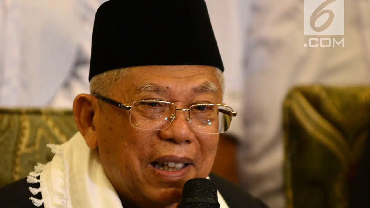 Dikabarkan Sakit, Begini Kondisi Ma'ruf Amin