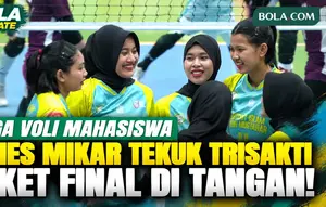 Highlight Semifinal Liga Voli Mahasiswa 2026: STIES MIKAR Bekasi Tekuk Trisakti Jakarta 3-0, Tiket Final Diamankan!