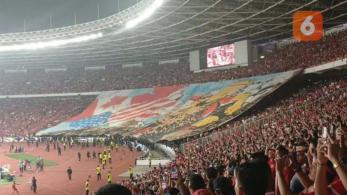 Tifo dan Koreo Megah Warnai Timnas Indonesia vs China: Gatot Kaca Hancurkan Tembok Tiongkok, hingga Lolos Piala Dunia 2026