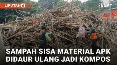 Pemprov DKI Jakarta Olah Bambu Sisa APK Jadi Kompos