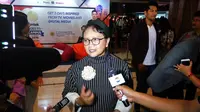 Menlu Retno LP Marsudi menerima Anugerah Hamengku Buwono (HB) IX bidang Kemanusiaan dari Universitas Gadjah Mada (UGM). (Liputan6.com/Switzy Sabandar)