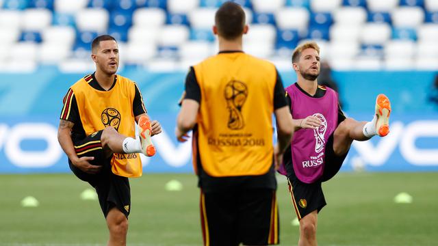 Hadapi Inggris, Para Pemain Belgia Semangat Berlatih