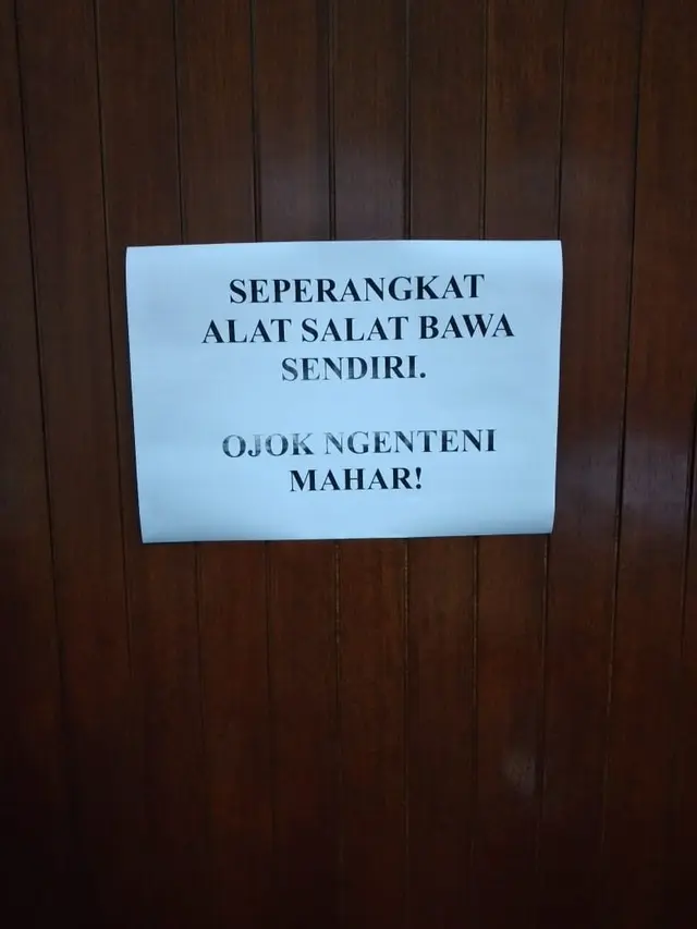 pengumuman di kantor saat new normal