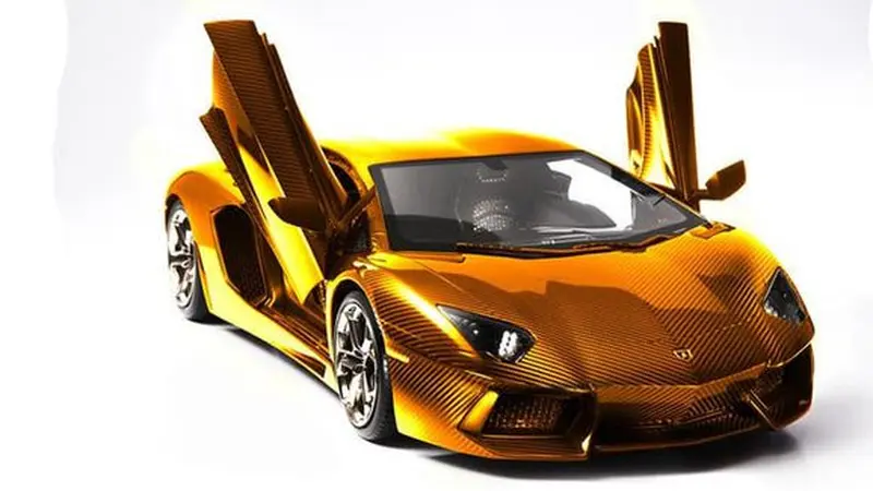 Diecast termahal di dunia, Lamborghini Aventador Gold