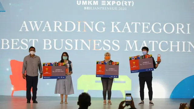 Terapkan Protokol Kenormalan Baru, BRILIANPRENEUR 2020 Catatkan Peningkatan Signifikan Transaksi Ekspor Pelaku UMKM