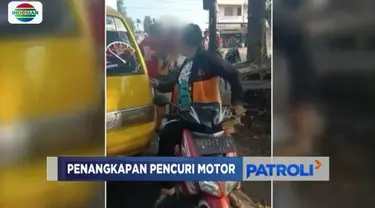 Seorang pencuri motor yang lolos dari kejaran warga akhirnya diciduk polisi, saat kabur dengan angkutan kota di Padang Sidempuan, Sumatra Utara.