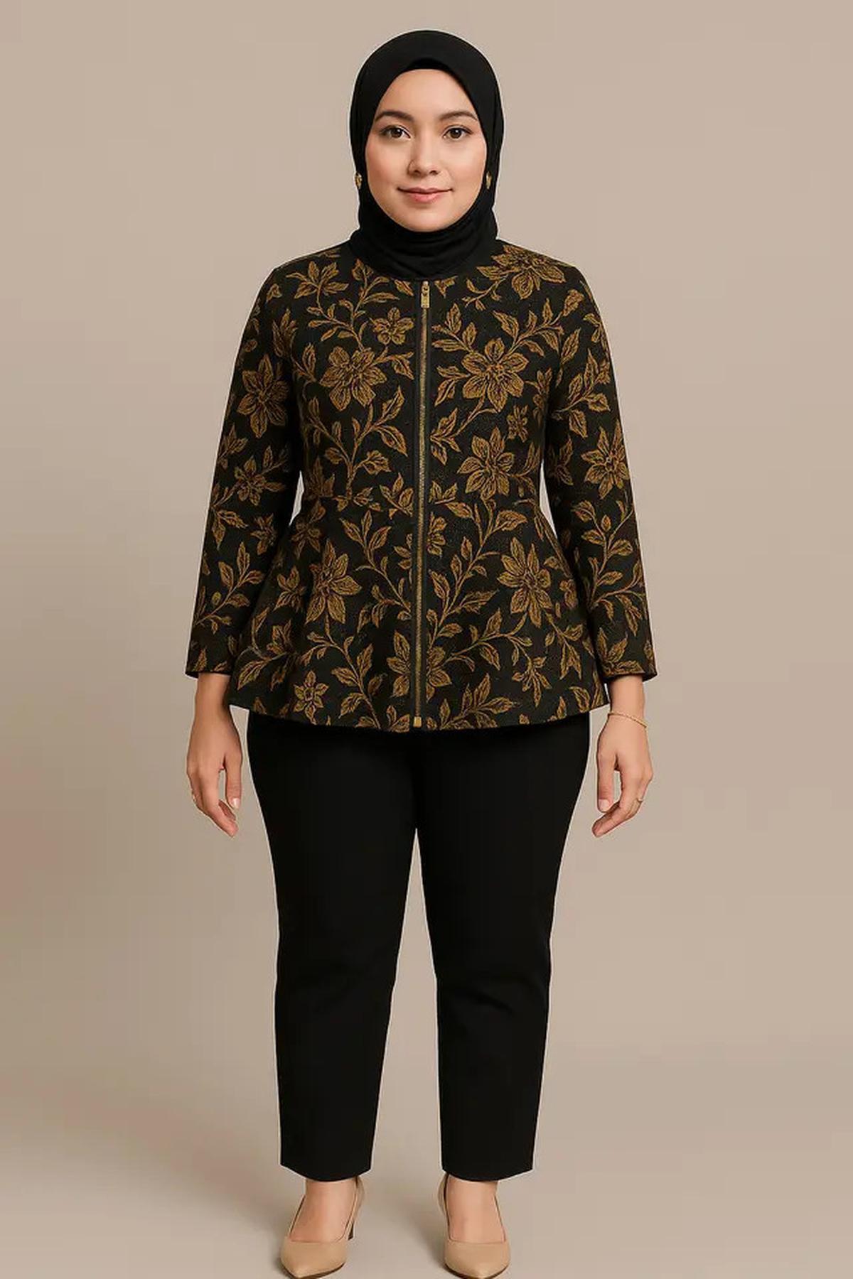 7 Inspirasi Model Tunik Batik Resleting Depan Terbaru, Cocok untuk Acara Formal hingga Kasual