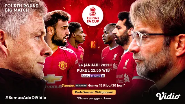 Piala FA Musim 2020-2021 Manchester United vs Liverpool