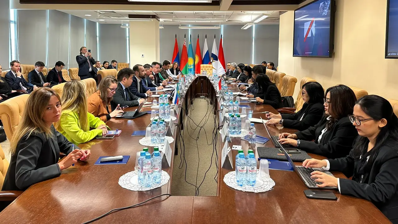 Perundingan Putaran Kedua Indonesia-EAEU Free Trade Agreement (I-EAEU FTA) di Rusia.
